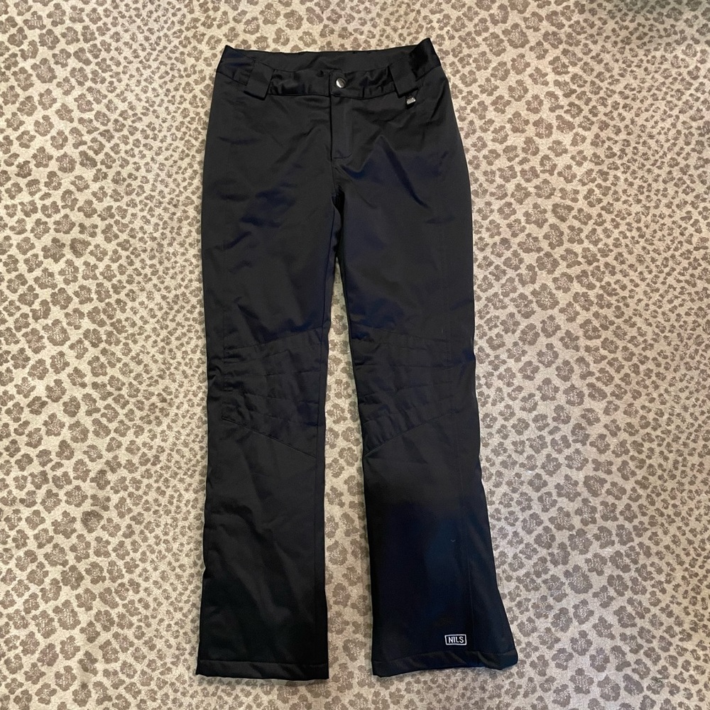 NILS Size 4 Black Insulated Ski Pant